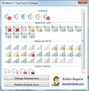 Win7 Tray Icons Changer 1.0 英文绿色免费版