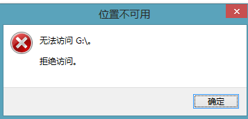 Win8系统使用U盘无法打开拒绝访问解决方法