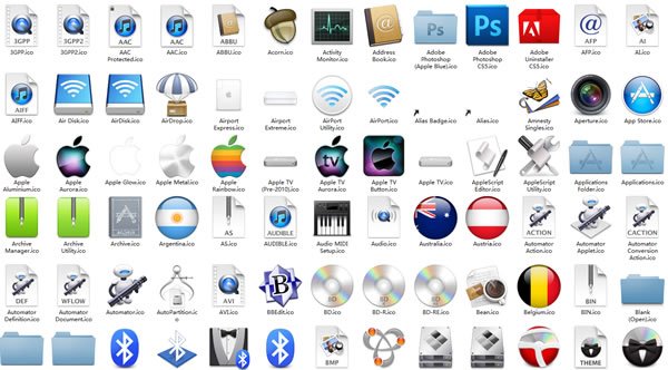 mac os ico图标