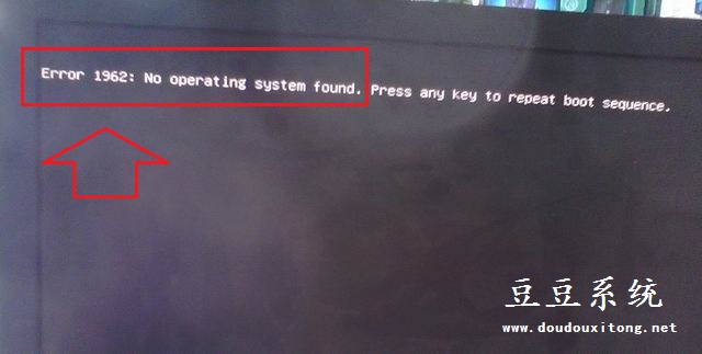 联想一体机预装win8改win7系统出错Error 1962分析与解决