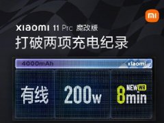 好消息，小米手机 11 Pro 魔改版打破两项充电纪录：充满电最快仅8分钟